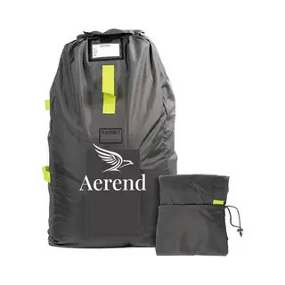 Aerend Xl Gate Check Reistas Voor Kinderwagens, Autostoeltjes, Buggy's En Rolstoelen - Waterdicht En Duurzaam - Gemakkelijk Te Dragen