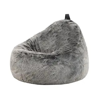 Icon Sitzsack Sessel Aus Kunstfell Flauschig „Kokon“ Mit Füllung, 87x73cm, Made In Germany, Für Erwachsene & Kinder, Flauschig