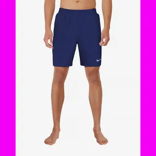Nike Swim Breaker Solid Essentials 7Inch Volley Badehose Nachtblau - Xl