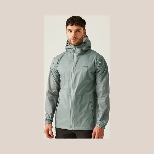 Regatta Herren Pack It Iii Wasserdicht Jacke Und Tasche Atmungsaktiv Packbar Raincoat thumbnail