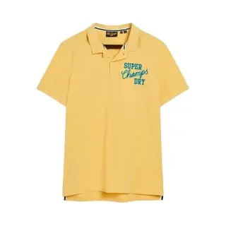Polo Shirt Korte Mouw Superdry Polo Manches Courtes Vintage Superstate Jaune