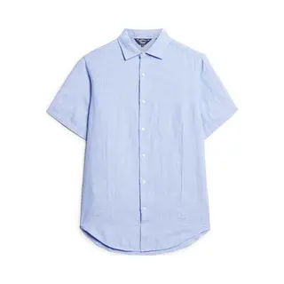 Superdry - Studios Casual Linnen Overhemd - Heren - Shirts