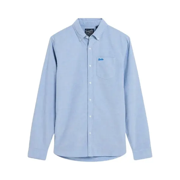 Long-sleeved Organic Cotton Shirt Superdry Oxford thumbnail