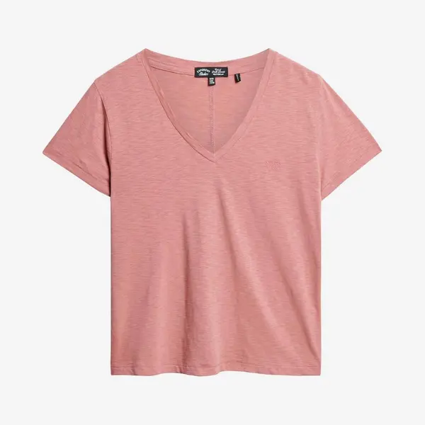 Superdry Studios Slub Damen T-Shirt Rosa - Xxs thumbnail