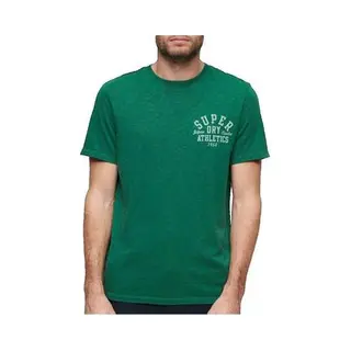 T-shirt Korte Mouw Superdry T-shirt Athletic College Vert