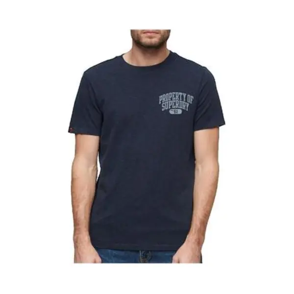 Superdry T-Shirt T-shirt Athletic College Bleu Marine thumbnail