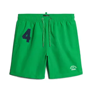 Superdry, Herren, Badehosen, 17" Polo-Badeshorts Aus Recyceltem Material, Grün, (Xl)