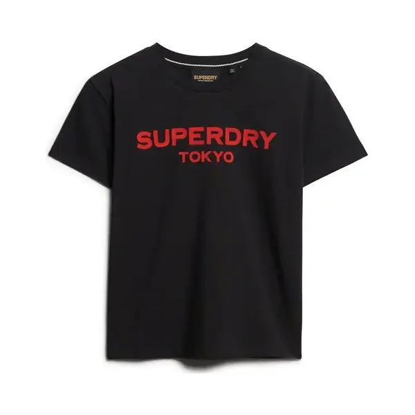 Superdry, Damen, Shirts, Sport Luxe T-Shirt Mit Grafik, Rot, (10XL) thumbnail