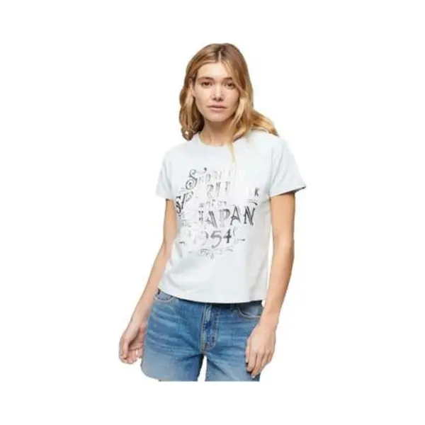 Superdry T-Shirt T-shirt Workwear Ajusté Bleu thumbnail