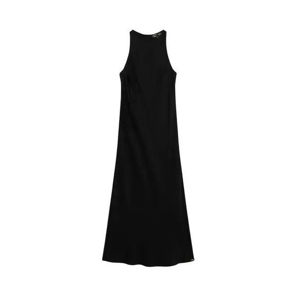 Superdry Maxikleider Robe Satin Racer Sans Manches thumbnail