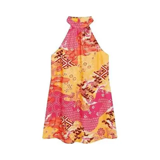 Superdry - Mouwloze Mini-jurk Met Print - Dames - Jurken