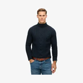 Rollkragenpullover Mit Zopfmuster Superdry Merchant Store