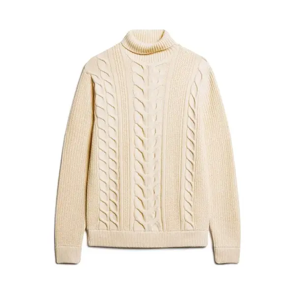 Rollkragenpullover Mit Zopfmuster Superdry Merchant Store thumbnail