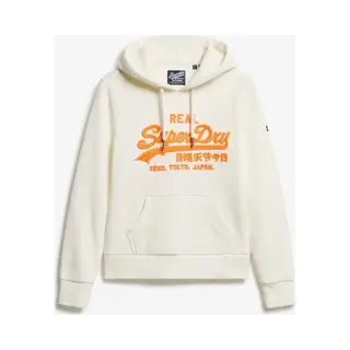 Superdry - Hoodie Met Geborduurd Vintage Neonlogo En Grafische Print - Dames - Hoodies