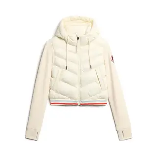 Superdry - Storm Fuji Hybrid Bomberjack Met Capuchon - Dames - Gewatteerde Jassen