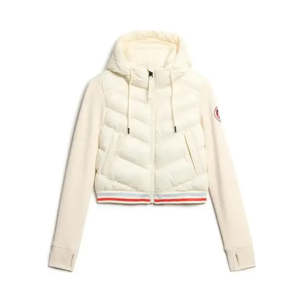 Superdry - Storm Fuji Hybrid Bomberjack Met Capuchon - Dames - Gewatteerde Jassen thumbnail