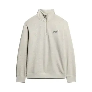 Sweatshirt Mit Reißverschlusskragen Superdry Essential Logo Henley