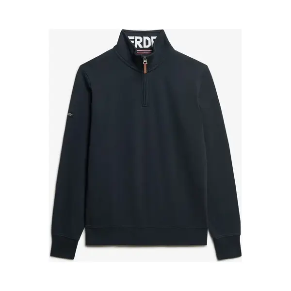 Superdry - Core Sweatshirt Met Logo En Halve Rits - Heren - Truien thumbnail