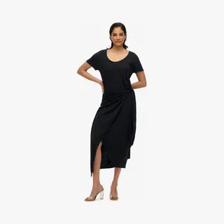 Kleid Damen Superdry Slub Wrap