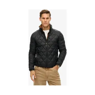 Superdry Herren Fuji Lite Jacke Mit Rautensteppung Tiefschwarz M