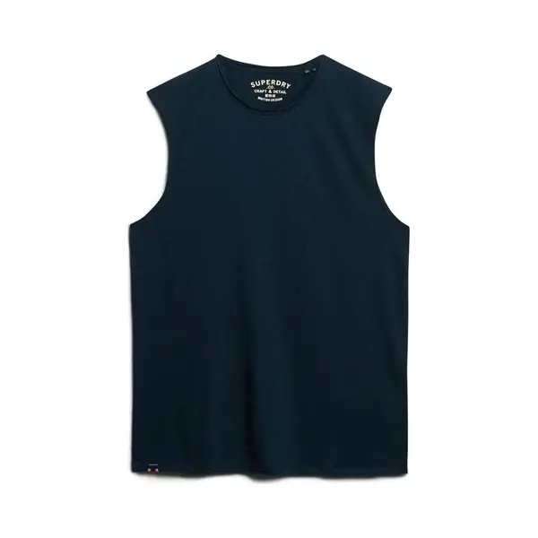 Superdry Raw Edge Slub Sleeveless T-Shirt M thumbnail