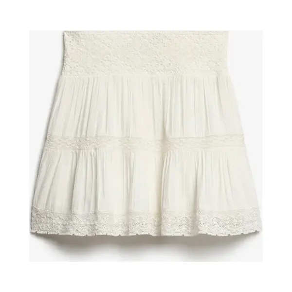 Superdry - Ibiza Minirok Met Kant - Dames - Rokken thumbnail
