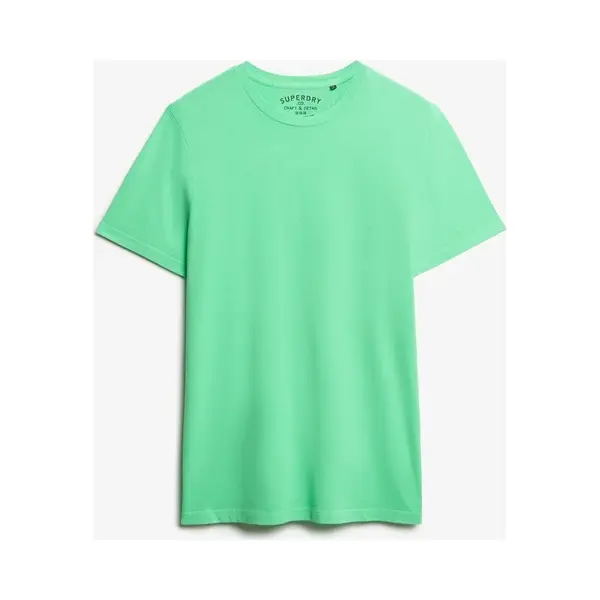 Superdry Herren Klassisches Essential T-Shirt Verewaschenes Dry Neon Limette Xxxl thumbnail