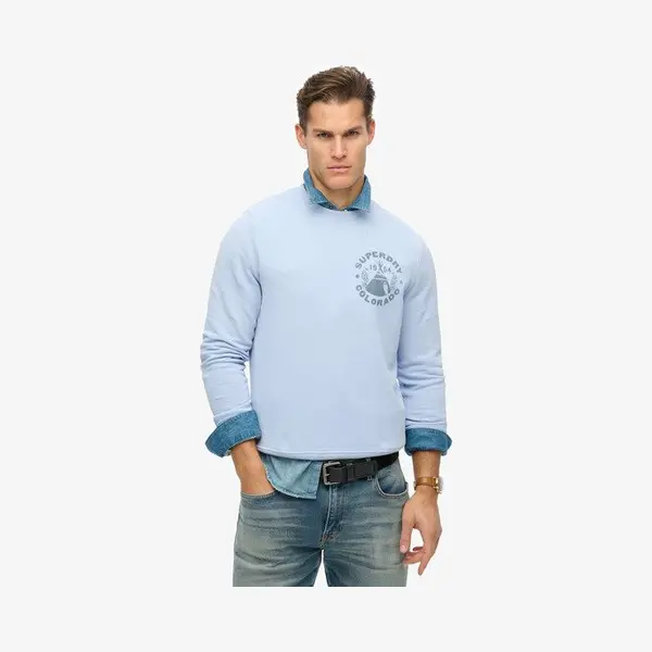 Einfarbiger Sweatshirt Superdry Lo-Fi Outdoor thumbnail