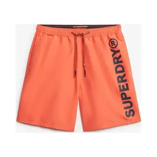 Superdry, Herren, Badehosen, 43, 2 Cm Sport-Badeshorts Mit Grafik, Rot, (L)