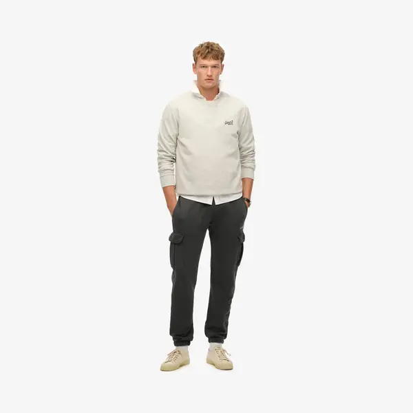 Superdry, Herren, Hosen, Micro Cargo-Jogginghose Mit Logo, Grau, (M) thumbnail