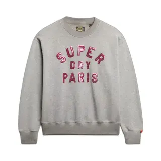 Sweatshirt Damen Superdry Embellished Varsity