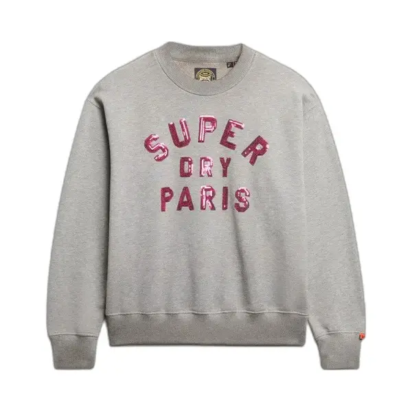 Sweatshirt Damen Superdry Embellished Varsity thumbnail