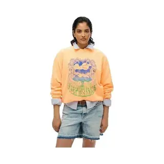 Sweatshirt, Weit Geschnitten, Damen Superdry Psych Surf