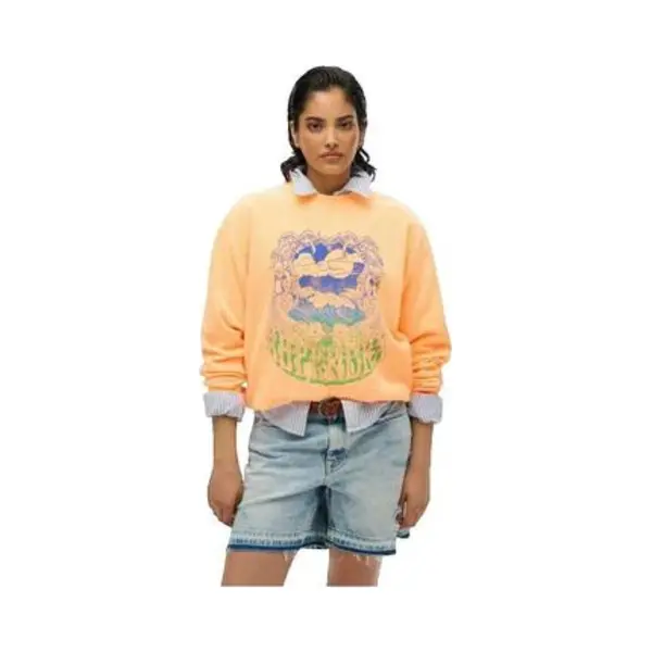 Sweatshirt, Weit Geschnitten, Damen Superdry Psych Surf thumbnail