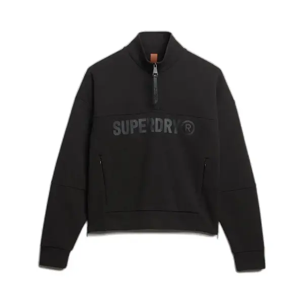 Superdry - Active Tech Logo Relaxed Halfzip Sweater - Dames - Truien thumbnail