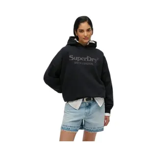 Metallic Casual Hoodie Für Frauen Superdry Venue