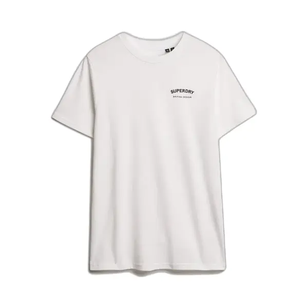 Superdry, Herren, Shirts, British Design Relaxed T-Shirt, Weiss, (S) thumbnail