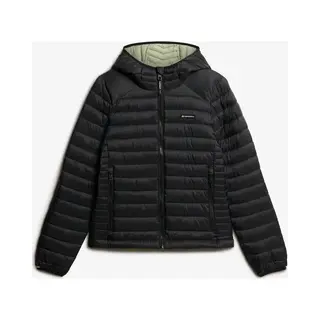 Superdryvoor Vrouwen. W5011970A Fuji Lite Gewatteerd Jack Zwart (Xl), Casual, Polyester