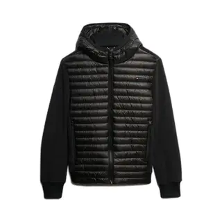 Superdry Steppjacke »Hood Storm Fleece Hybrid Jkt« Mit Kapuze