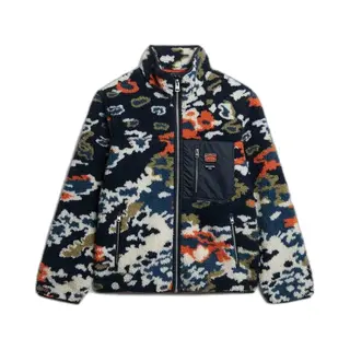 Superdry Für Herren. M2014287A Mehrfarbig Bedruckte Jacke (L), Lässig, Recyceltes Polyester, Nachhaltig