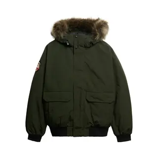 Down Jacket Superdry Bomber à Fourrure Synthétique Everest