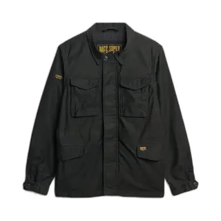 Superdry Für Herren. M5012200A Jacke M65 Schwarz (Xxl), Lässig, Baumwolle