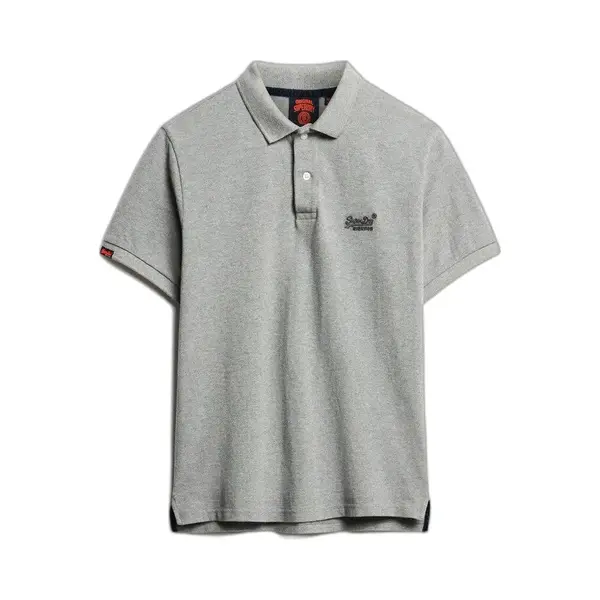 Superdry Vint Destroy Korte Mouw Poloshirt Grijs S Man thumbnail