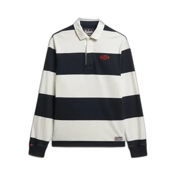 Superdry - Vintage Athletic Stripe Rugby Top - Heren - Tops thumbnail