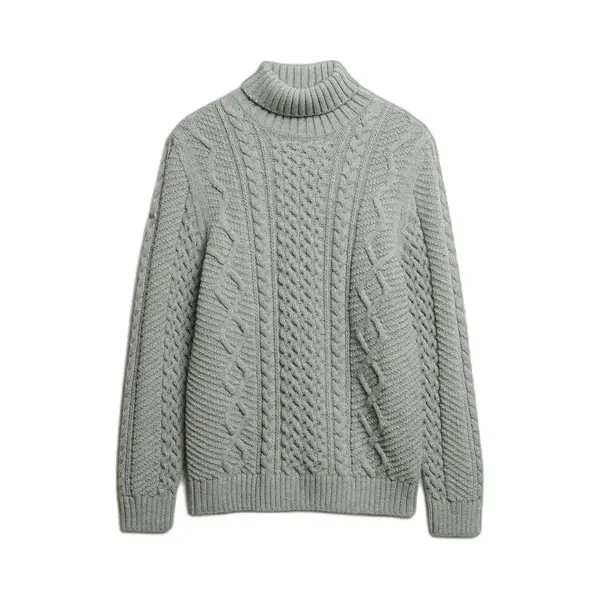 Superdry - Jacob Kabeltrui Met Rolkraag - Heren - Sweaters thumbnail