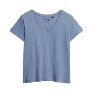 Superdry T-Shirt »Studios Slub Emb Vee Tee« Baumwollmischung, Relaxed Fit