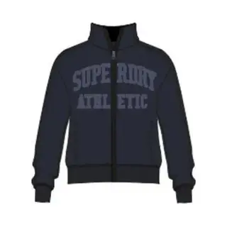 Superdry & Co Sweatvest 'Athletic Essentials' Marine / Donkerblauw