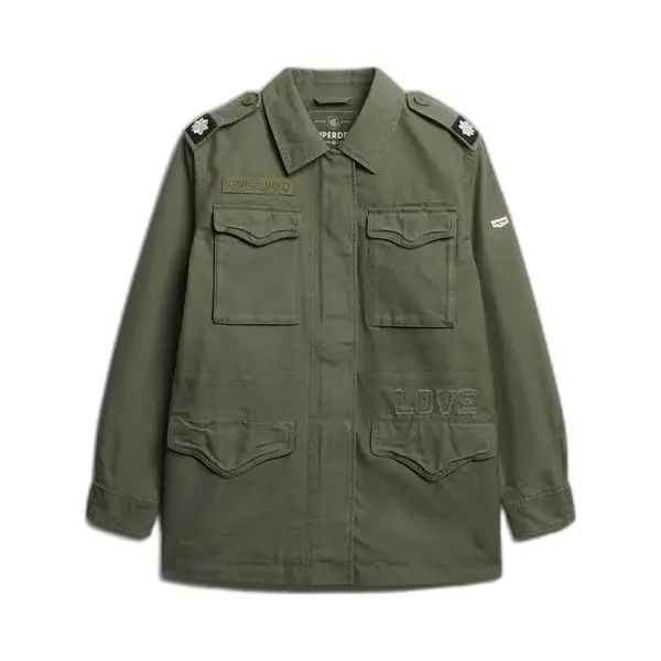 Damen Militärjacke Im Fancy-Stil Superdry thumbnail
