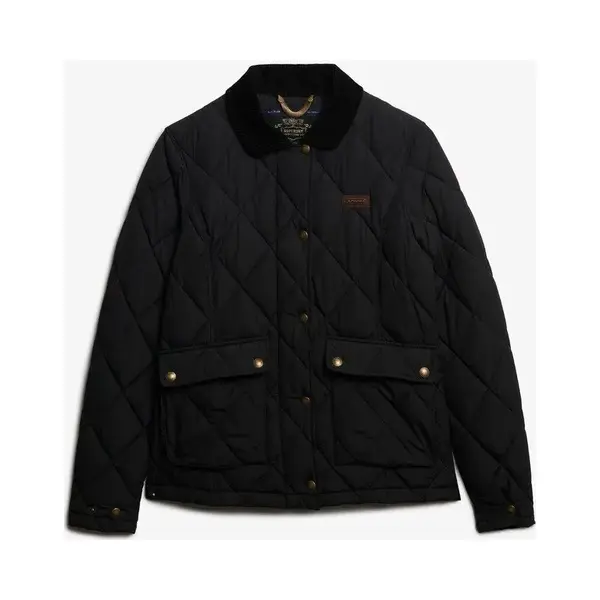 Damen-Daunenjacke Superdry Cord Trimmed Liner thumbnail