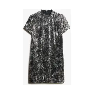 Superdry W8012021a Korte Mouwen Korte Jurk Grijs Xl Vrouw
